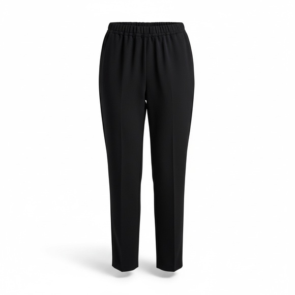 Roaman's Classic Bend Over Black Pants - Size 18P - Picture 3 of 4